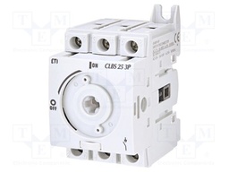 Switch-disconnector; Poles: 3; screw type; 25A; 690VAC; IP20; CLBS
