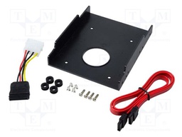 Hard discs housing: 2,5" / 3,5"; 122x100x25mm