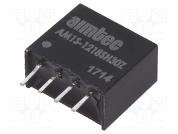 Converter: DC/DC; 1W; Uin: 10.8÷13.2V; 18VDC; Iout: 56mA; SIP4; 1.8g