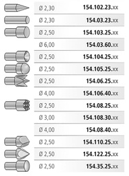 Needle-like test probe; Operational spring compression: 3.4mm