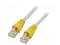 Patch cord; U/UTP; Cat: 5; RJ45 plug,both sides; stranded; Cu; 0.5m