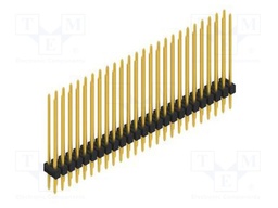 Connector: pin strips; pin header; male; PIN: 50; 2.54mm; THT; 2x25