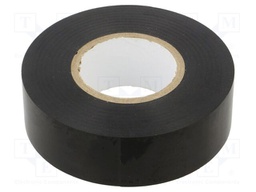 Tape: electrical insulating; W: 25mm; L: 20m; Thk: 0.19mm; black