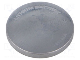 Battery: lithium; CR2032,coin; 3V; 220mAh; non-rechargeable