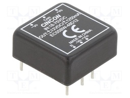Converter: DC/DC; 30W; Uin: 18÷75V; Uout: 12VDC; Uout2: -12VDC; 18g