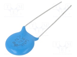 Capacitor: ceramic; 2.2nF; 3kVDC; Y5P; ±10%; 7.5mm