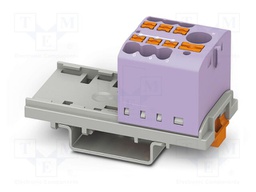 Splice terminal: rail; 24A; 690V; push-in; PA; 0.14÷4mm2; W: 28.6mm
