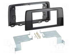 Radio frame; Honda; 2 DIN; black gloss