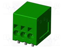 Connector: PCB terminal block; terminal; Plating: tinned; on PCBs