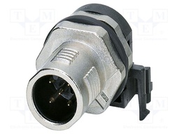 Connector: M12; socket; PIN: 5; male; 60V; angled; IP67; THR; A code