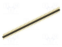 Connector: pin strips; pin header; male; PIN: 43; 2mm; THT; 1x43