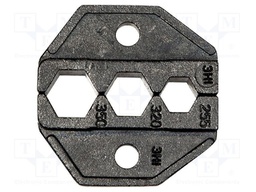 Crimping jaws; F connectors