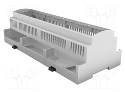 Enclosure: for DIN rail mounting; Y: 91mm; X: 213mm; Z: 62mm; grey