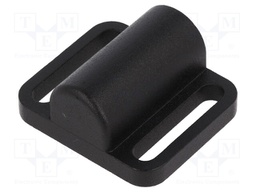 Locator; for spring latches; W: 46mm; Mat: zinc alloy; Øhole: 12mm