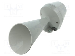 Signaller: sound; membrane siren; 240VAC; 108dB; HPT; IP55; ABS