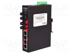 Industrial module: switch PoE Ethernet; unmanaged; 48÷55VDC
