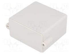Enclosure: for alarms; X: 55mm; Y: 56mm; Z: 30mm; ABS; grey