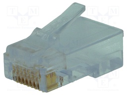 Plug; RJ45; PIN: 8; Layout: 8p8c; IDC,crimped; for cable