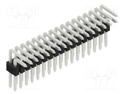 Connector: pin strips; pin header; male; PIN: 34; 1.27mm; THT; 2x17