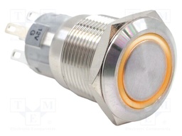 Switch: vandal resistant; Pos: 2; DPDT; 2A/24VDC; IP65; ON-ON; 1GΩ