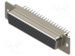 Connector: D-Sub HD; PIN: 78; socket; female; straight; THT; MHDD