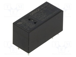 Relay: electromagnetic; SPST-NO; Ucoil: 5VDC; Icontacts max: 16A