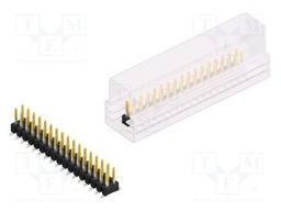 Connector: pin strips; pin header; male; PIN: 34; 2.54mm; SMT; 2x17