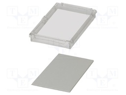 Cover; tiltable; grey; UL94V-0; BC 71,6; polycarbonate; X: 71.6mm