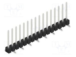 Connector: pin strips; pin header; male; PIN: 16; 2.54mm; SMT; 1x16