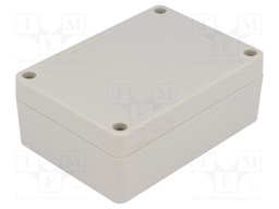 Enclosure: multipurpose; X: 75mm; Y: 105mm; Z: 40mm; ABS; grey; IP65