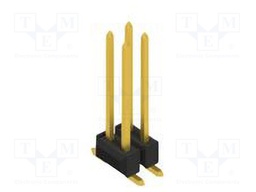 Connector: pin strips; pin header; male; PIN: 4; 2.54mm; SMT; 2x2