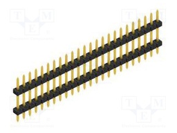 Connector: pin strips; pin header; male; PIN: 24; 2mm; THT; 1x24