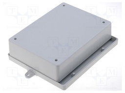 Enclosure: specialist; X: 132mm; Y: 111mm; Z: 40mm; ABS; grey