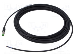 Cable: for sensors/automation; M8; PIN: 3; straight; 10m; plug; 4A
