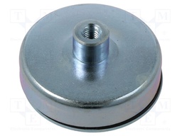 Magnet: permanent; hard ferrite; 588N; Ø: 80mm; H: 30mm; steel