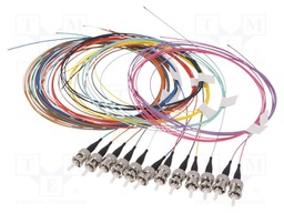 Optic fiber pigtail; OM4; ST; 2m; LSZH; Optical fiber: 50/125um