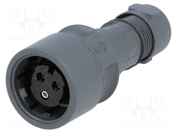 Connector: circular; plug; female; PIN: 3; Buccaneer 6000; UL94V-0