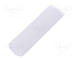 Insulating tube; Mat: silicone; transparent; -50÷200°C; Øint: 10mm