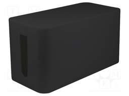 Cable box; Width: 115mm; L: 235mm; H: 120mm; Colour: black