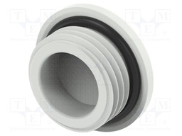 Stopper; polyamide; light grey; IP68; Entrelec; Gland: PG9; 6mm