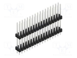Connector: pin strips; pin header; male; PIN: 34; 2.54mm; THT; 2x17