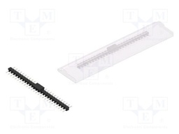 Connector: pin strips; pin header; male; PIN: 26; 2.54mm; SMT; 1x26
