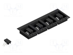 Connector: pin strips; pin header; male; PIN: 4; 2mm; SMT; 2x2; 100V