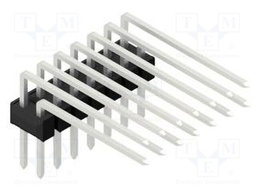 Connector: pin strips; pin header; male; PIN: 14; 2.54mm; THT; 2x7