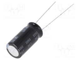 Capacitor: electrolytic; supercapacitor; 4.7F; 2.7VDC; ESR: 150mΩ