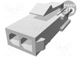 Plug/socket; wire-wire; male/female; Mini Universal MATE-N-LOK