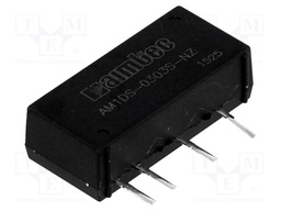 Converter: DC/DC; 1W; Uin: 3÷3.6V; 3.3VDC; Iout: 300mA; SIP7; 2.3g