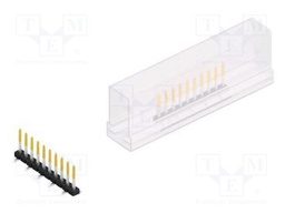 Connector: pin strips; pin header; male; PIN: 10; 2mm; SMT; 1x10