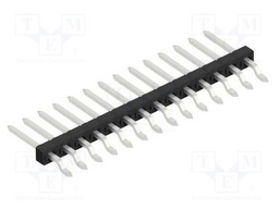 Connector: pin strips; pin header; male; PIN: 14; 2mm; SMT; 1x14