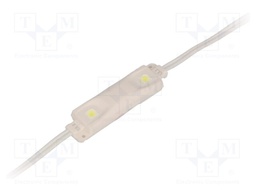 Module: LED; Colour: white; 0.48W; 44(typ)lm; 12VDC; 120°; Case: 5252